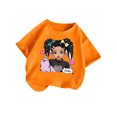thumbnail image 3 of MEZZALL T-Shirts Graphiques Mignons pour Filles Enfants, Col Rond, Manches Courtes, T-Shirt d'Été Décontracté, T-Shirt Tendance Bébé Tout-Petit Tenue Quotidienne, 3 of 5