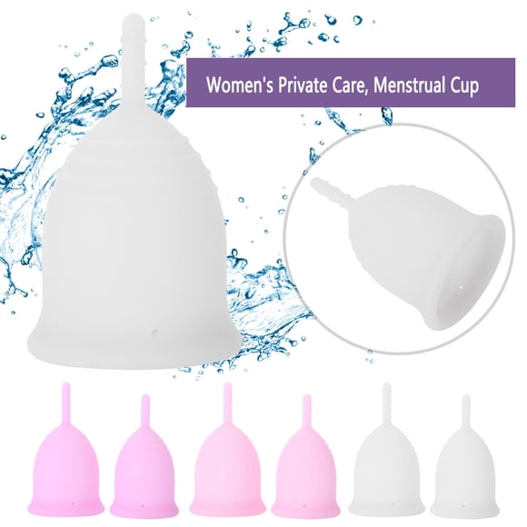 Funie Women Medical Silicone U-shape Reusable Month Period Menstrual Cup Hygiene Care