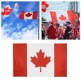 thumbnail image 2 of Large Canada Flag Outdoor Durable Double Polyester Banner with Brass for National Day Celebration, 2 of 9