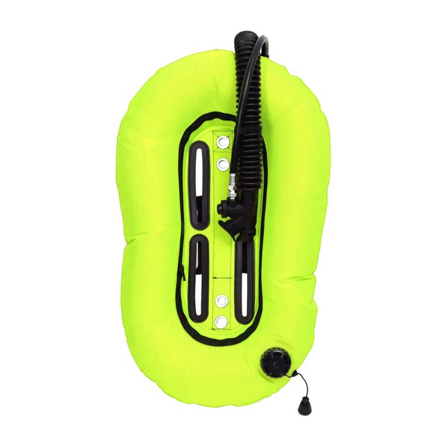 S SERENABLE Diving Snorkeling Donut Wing Single Tank Scuba BCD Set for Freediving Diving Yellow
