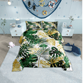 thumbnail image 2 of Erosebridal Tropical Palm Tree Bedding Twin Comforter Set, Botanical Plant Leaves Down Comforter, Reversible 2-Piece, 2 of 8
