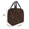 thumbnail image 3 of Easygdp Autumn Brown Plants for Lunch Bag for Work Large Lnsulated Lunch Bag,Leakproof Lunch Box, 3 of 8