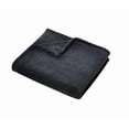 thumbnail image 4 of Mainstays Plush Throw Blanket Black, 4 of 6