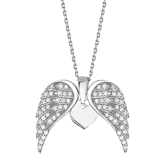 LSLJS Fashion Ladies Necklace Heart Pendant Necklace Gift Decoration Accessories, Gifts for Mom Wife Girlfriend Her on Anniversary Mothers Day Valentines Day Christmas Birthday Gifts for Women