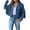Dark Blue, variant on lcziwo Womens Fringe Faux Suede Leather Jackets Cowboy Style Tassel Motorcycle Cropped Coats Hippie Boyfriend Outwear Moto Cardigan Coat 2024 Dark Blue,S