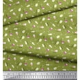 thumbnail image 2 of Soimoi Green polyester Crepe Fabric Text & Wine Glass Bar Fabric Prints By Yard 52 Inch Wide, 2 of 5
