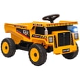 thumbnail image 1 of Qaba Kids Ride On Dump Truck, 12V Ride On Toy with Electric Dump Bed, Yellow, 1 of 10