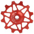 thumbnail image 3 of Rear Derailleur Pulley, 12T Aluminum Alloy Rear Derailleur Guide Roller  For Mountain Bike Red, 3 of 8