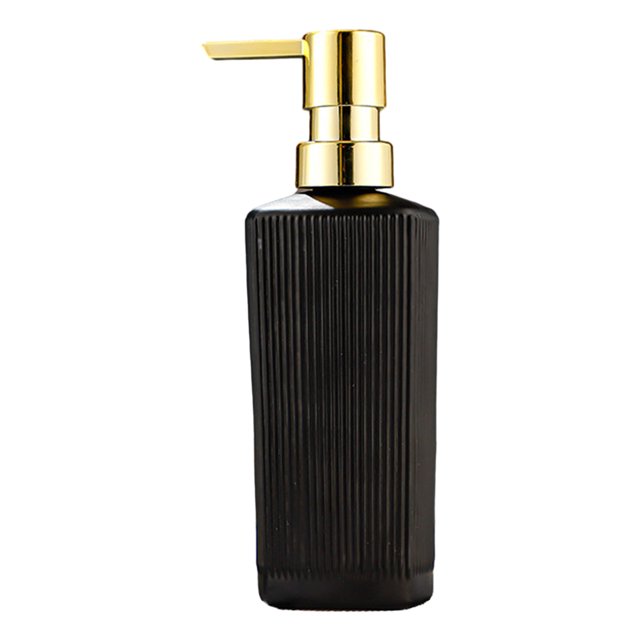 LCXmlly Multipurpose Dispenser Portable Press Leak Proof Glass Refillable Dispenser 350ML Reusable Multifunctional Lotion Shampoo Mouthwash