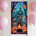 thumbnail image 5 of Spooky Gothic Pumpkin Banner Haunted Halloween Ghost for Holiday Decoration Party Decor Indoor Event, 5 of 5