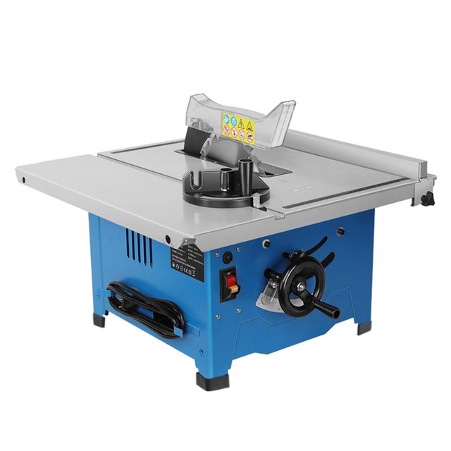 Scie à Table Miniature de 8 Pouces pour Menuiserie Électrique Multifonction Décoration Anti-Poussière Machine de Découpe
