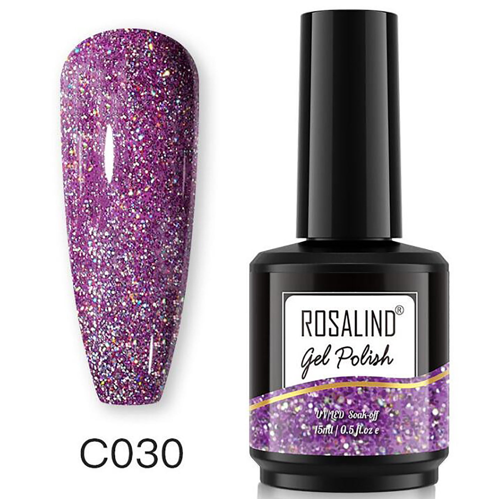 yievot Diamonds Gel Nail Polish Nail Art Gel Polish UV Gel Polish 15ML