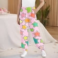 thumbnail image 1 of Cowsor Girls Graphic Print Sweatpants Athletic Drawstring Joggers Cute Track Pants with Pockets for Kids, 1 of 6
