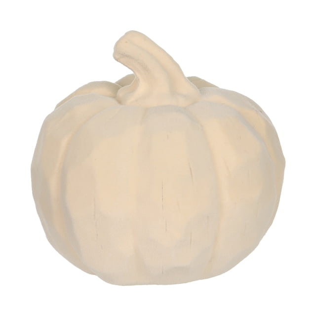 Way to Celebrate Mini Resin Pumpkin-Cream