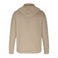 thumbnail image 3 of RXIRUCGD Hommes Décontracté Mode Uni Manches Longues Hauts Blouse Chandail à Capuchon Chandails, Kaki, Taille : TG, 3 of 5