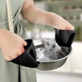 thumbnail image 1 of Household Solid Color Silicone Hand Clips Microwave Scalding Gloves Reusable Late Gloves Rubber Gloves Heavy Duty Pack of Gloves for Men Work Night Gloves Household Rubber Gloves Extra Large, 1 of 3