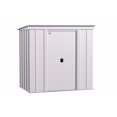 thumbnail image 1 of Arrow 6 x 4 x 6 ft Light Grey Shed, 1 of 7