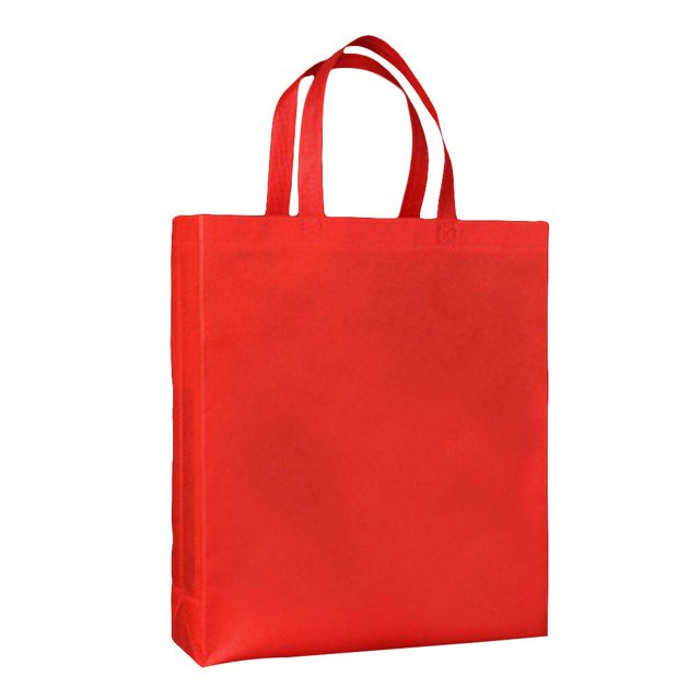 maskred 5 Pcs Sac d'Épaule de Voyage de Magasinage Éco Pochette Fourre-Tout Sac à Main Pliable Sacs Réutilisables Rouge 1Ensemble
