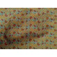 thumbnail image 4 of oneOone Cotton Poplin Fabric Leaves & Floral Block Printed Craft Fabric BTY 42 Inch Wide, 4 of 5