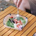 thumbnail image 3 of Visland Assiette Bol Pliable Qualité Alimentaire Sans BPA Résistante à la Chaleur Ultralégère Vaisselle Pliante Accessoires de Camping, 3 of 7