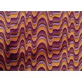 thumbnail image 3 of oneOone Cotton Poplin Fabric Waves Flame Stitch Decor Fabric Printed BTY 42 Inch Wide, 3 of 3