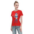 thumbnail image 4 of T-Shirt Basique à Manches Courtes pour Femmes Sailor Moon Mizuno Ami, 4 of 6