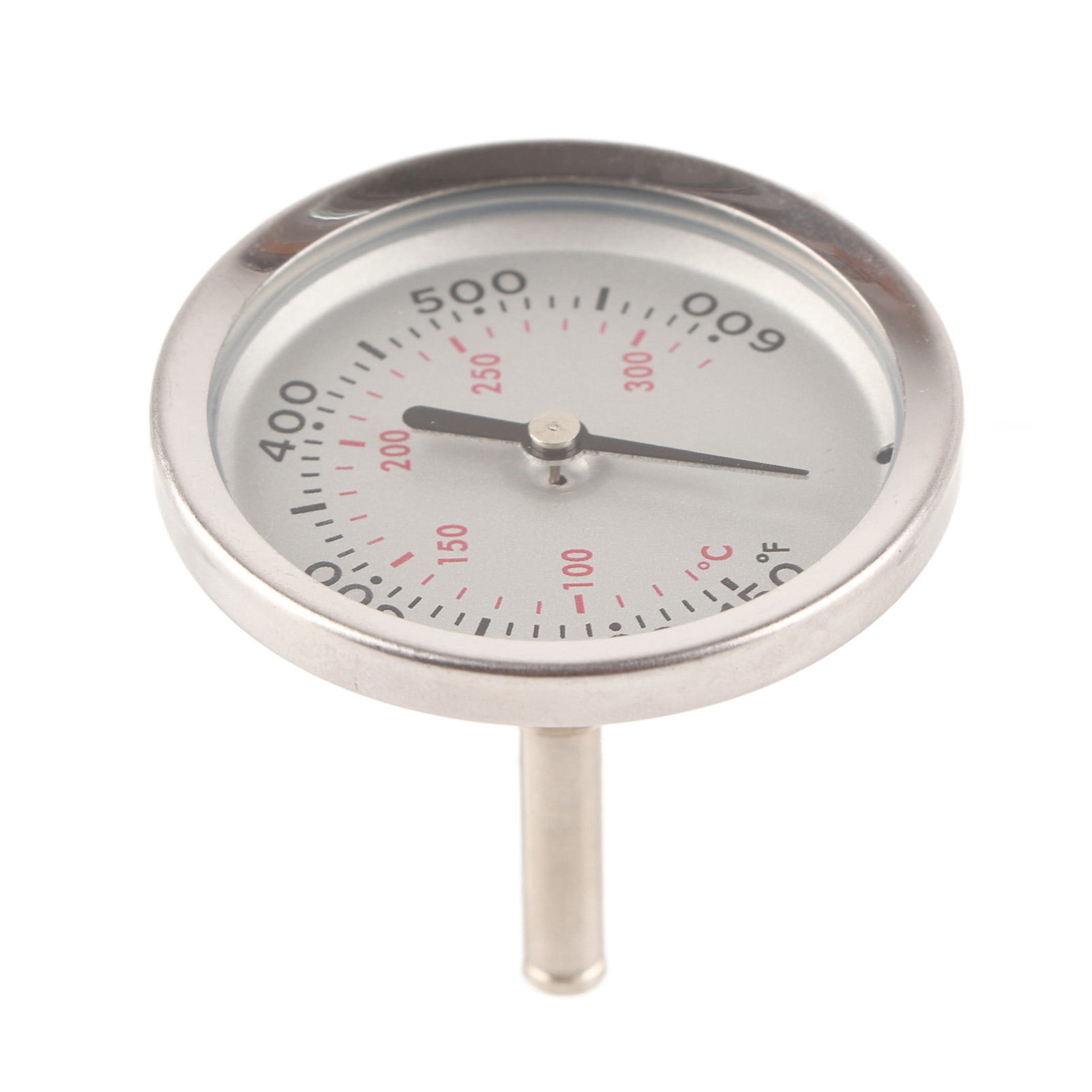 Dekaim Thermomètre de Gril, en Acier Inoxydable bimétallique Haute précision 100‑475℉ Assemblage Facile thermomètre de Barbecue à Large Application