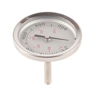 Dekaim Thermomètre de Gril, en Acier Inoxydable bimétallique Haute précision 100‑475℉ Assemblage Facile thermomètre de Barbecue à Large Application