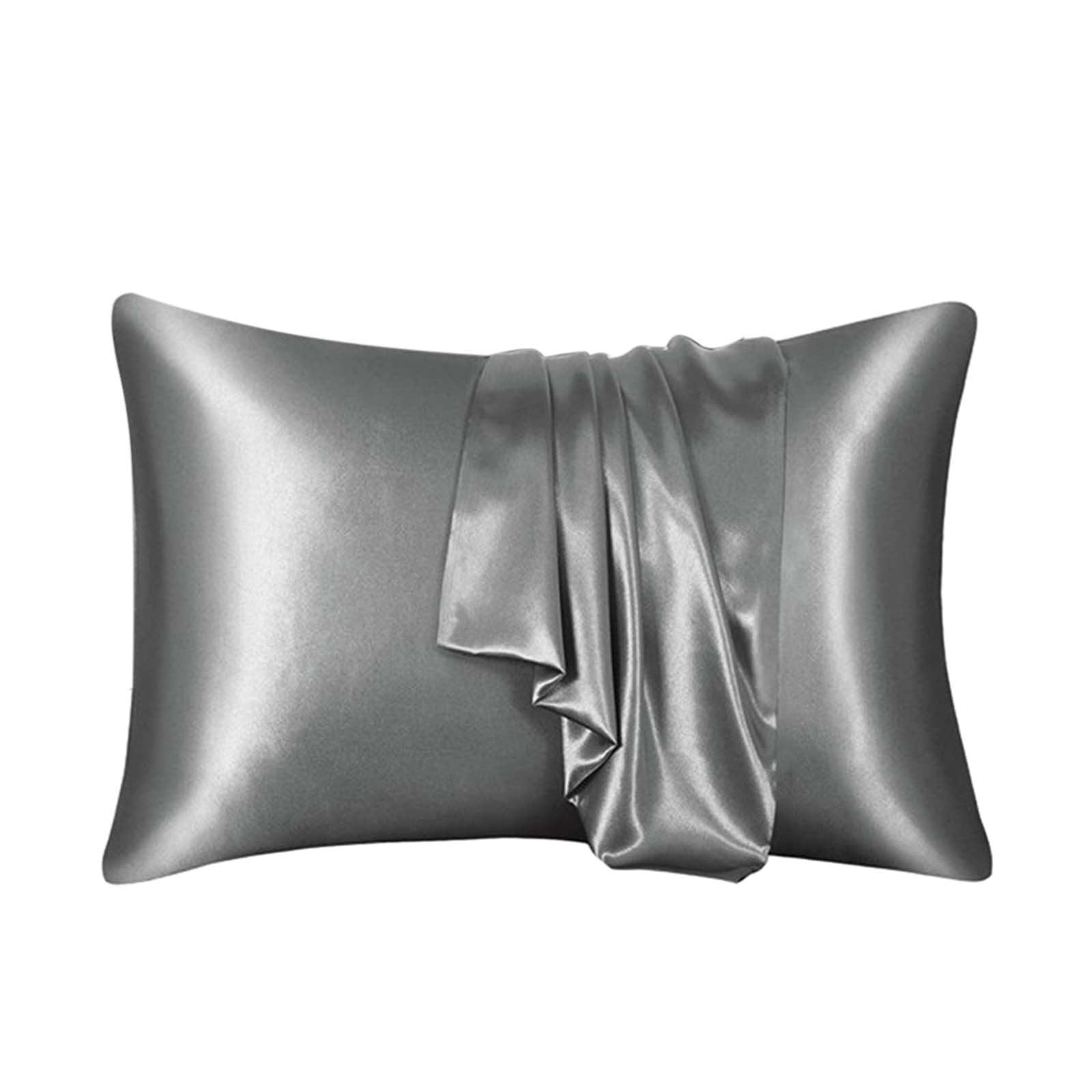 Ahmt Satin Pillowcase For Hair And Skin, Silk Satin Pillowcase, Silky Pillow Cover With Envelope Closure, Allergen Proof Dual Sides Soft Breathable Sm