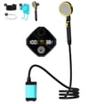 thumbnail image 1 of Graflsoa Portable Outdoor Shower Kit with Rechargeable Electric Showerhead, 7800mAh Battery, ABS Material, Blue/Green/Orange Options, 8L/Min Flow Rate, Includes Pump, Hose, Stand, and Accessories, 1 of 6