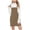Khaki#plaid skirt dress for women, variant on aohooy Overall Dress for Women Midi Corduroy Overalls Bib Dresses Adjustable Straps Pinafore Suspender Skirt Jumper Gray,L