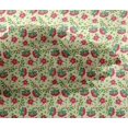 thumbnail image 4 of oneOone Viscose Chiffon Fabric Leaves & Floral Block Printed Craft Fabric BTY 42 Inch Wide, 4 of 4