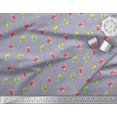 thumbnail image 3 of Soimoi Cotton Duck Fabric Straw & Juice Beverages Printed Fabric 1 Yard 56 Inch Wide, 3 of 3