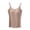 Bronze, variant on lcziwo Women Tank Top with Built in Bra Adjustable Spaghetti Strap Camisole Base Layer Cami Undershirt Casual Workout Yoga Tops on Sale White M