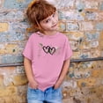 thumbnail image 2 of Hfolob Hauts pour Filles Garçon Fille Mode Décontractée Imprimé Col Rond Ample Manches Courtes T-Shirt Haut T-Shirts pour Enfants, 2 of 4