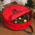 thumbnail image 2 of S Christmas Wreath Storage Bag With Carry Handles And Card Slot Waterproof Clothes Storage Bag Moving Bags, 2 of 6
