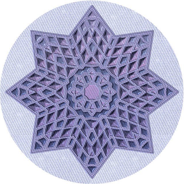 Ahgly Company Tapis d'Intérieur Lavables en Machine pour la Zone de Pervenche Violette, 3' Carré