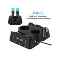 thumbnail image 1 of Station de Charge pour Manettes PS4, Station de Charge PS Motion Move 4 en 1, Station de Charge Rapide Sans Fil pour Manettes Multiples pour PS4 VR, Playstation 4, PS4 Slim, PS4 Pro avec Indicateur DEL, 1 of 7