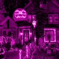 thumbnail image 4 of LED Christmas Net Lights Outdoor Decorations for Bushes 96 LED 5ftx5ft Connectable Green Wire Net Christmas Lights for Outdoor Yard Mesh Shrub Tree Holiday Decor,purple,5ftx5ft, 4 of 7