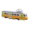 thumbnail image 2 of HILABEE Classic Tram Model 1/90 Decorative Collectors Gift Collectible Prop Ornament Yellow, 2 of 9