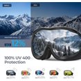 thumbnail image 2 of Ski Goggles, Snowboard Goggles, Anti-Fog UV Protection, Double-Layer Spherical Lenses,, 2 of 7
