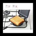 thumbnail image 2 of Sandwich Maker, Non-Stick Hot Sandwich Maker Grill Pans with Handle Aluminum Flip Pan for Home Kitchen,Black, 2 of 7