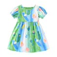 thumbnail image 1 of LUOGENLI Robe Bébé Robes pour Filles Robe pour Filles Longueur Midi Grande Taille Vert 6-7 Ans, 1 of 4