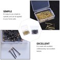 thumbnail image 4 of KAKOWELY 300Pcs Frame Metal Nails Picture Nails Wall Mounting Nails Iron Copper Head Steel For Home Use, 4 of 7