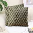 thumbnail image 4 of Yhmxh Pillow Covers Throw Pillow Covers Pillow Protector Weaving Snowflake Velvet Solid Color Pillow Office Sofa Lumbar Support Pillow Bedside Support Pillowcase Cushion Cushion Cover, 4 of 7