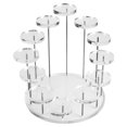thumbnail image 1 of Cake Stand Cupcake Birthday Party Kitchen Baby Shower Transparent L, 1 of 7