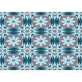thumbnail image 1 of Ahgly Company Tapis d'Intérieur Rectangulaire Transitionnel Bleu Lagon Bleu Lavable à la Machine, 3 Pieds x 5 Pieds, 1 of 7