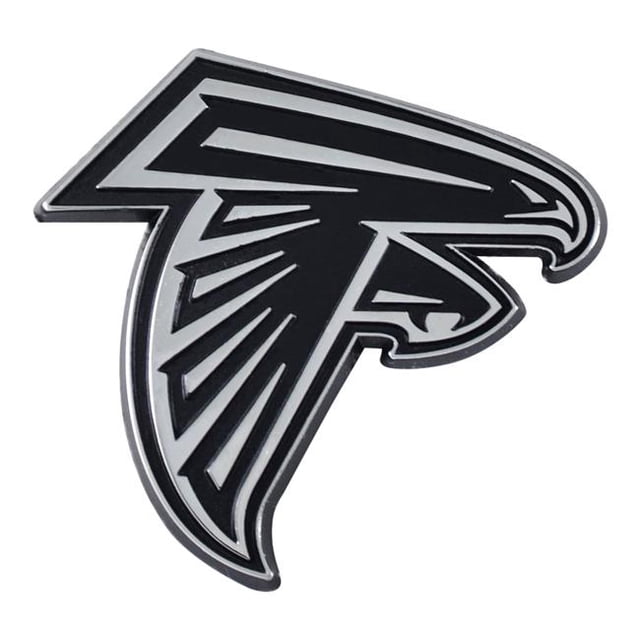 Fanmats 4298905604 Atlanta Falcons Premium Metal Chrome Auto Emblem