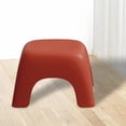 thumbnail image 3 of veasfak Banc simple Maison Rond et Confortable pour Salle de Bain Salle de Jeux Filles Rouge, 3 of 8
