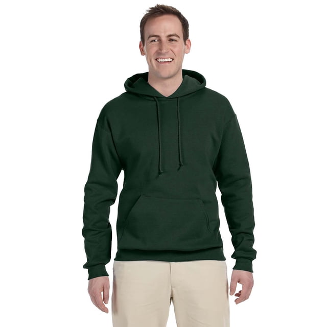 Jerzees Chandail à Capuchon en Molleton NuBlend pour Hommes, 3X, Vert Forêt
